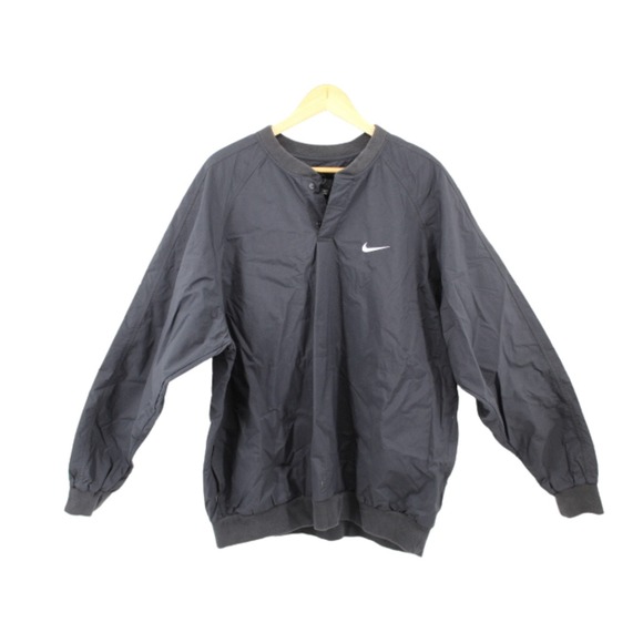 Nike Other - Nike Golf Windbreaker Jacket Mens XL Black Pullover Swoosh Athletic Lightweight